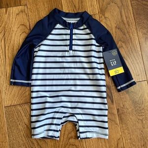 New Baby GAP one piece swimsuit 6-12 months